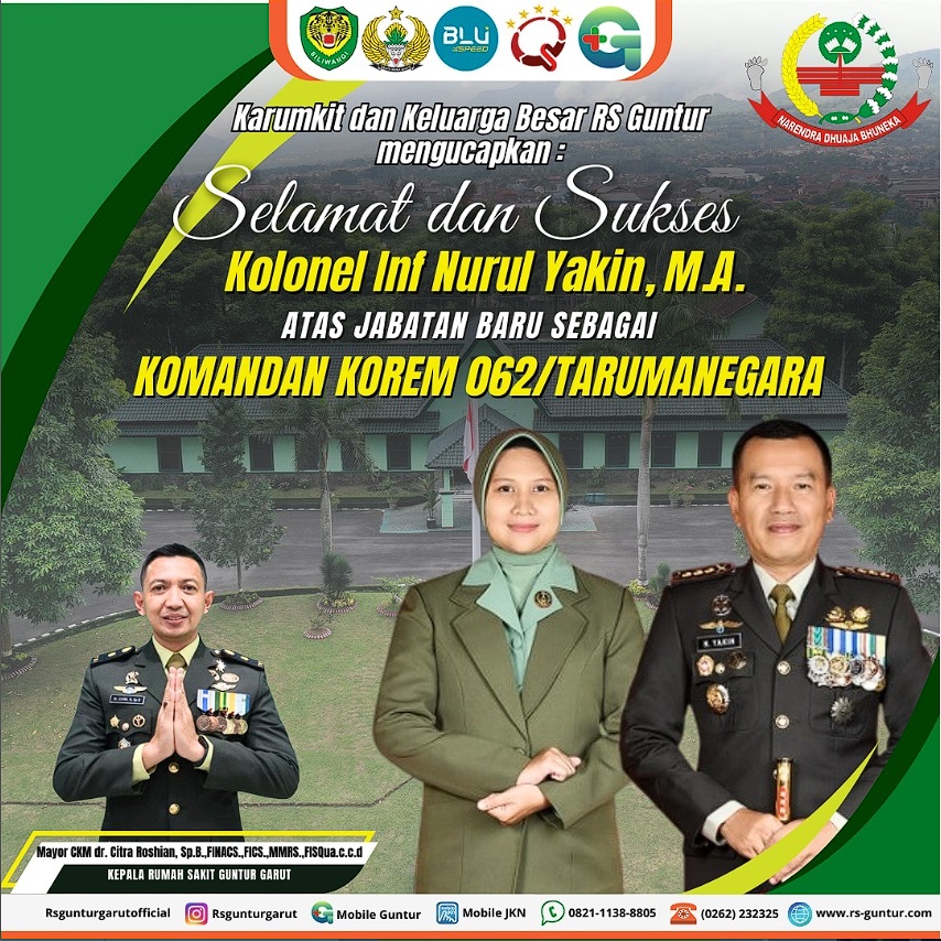 Selamat dan Sukses Kepada Kolonel Inf Nurul Yakin, M.A